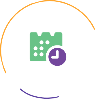 schedule at a glance icon